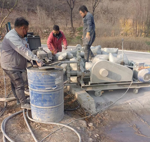 沾益路面下沉注浆